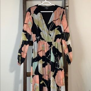 Lulus flowy floral dress